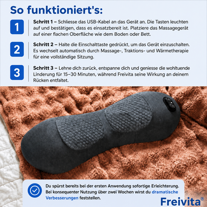 Freivita 3-Zonen-Tiefenmassagegerät